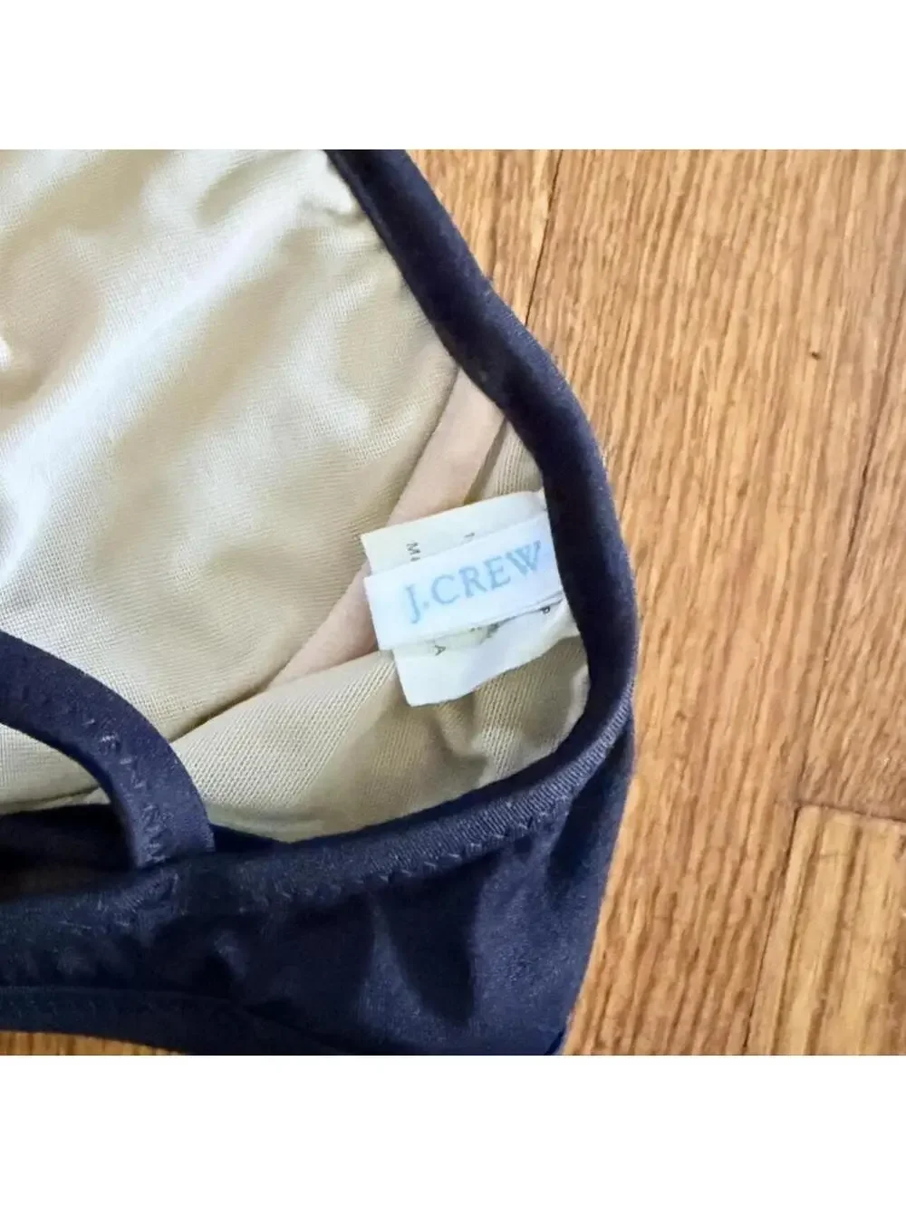 👙Vintage J.Crew Coastal Minimalist Side-Tie Underwire Bikini Set ☀️